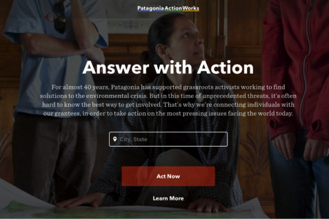 パタゴニア、顧客と自然保護団体のマッチングサイトを公開ーー企業は今、社会的なビジョンを求められている