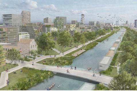 未来都市のあり方。オランダ・ユトレヒトに自動車・自転車をシェアする町の計画