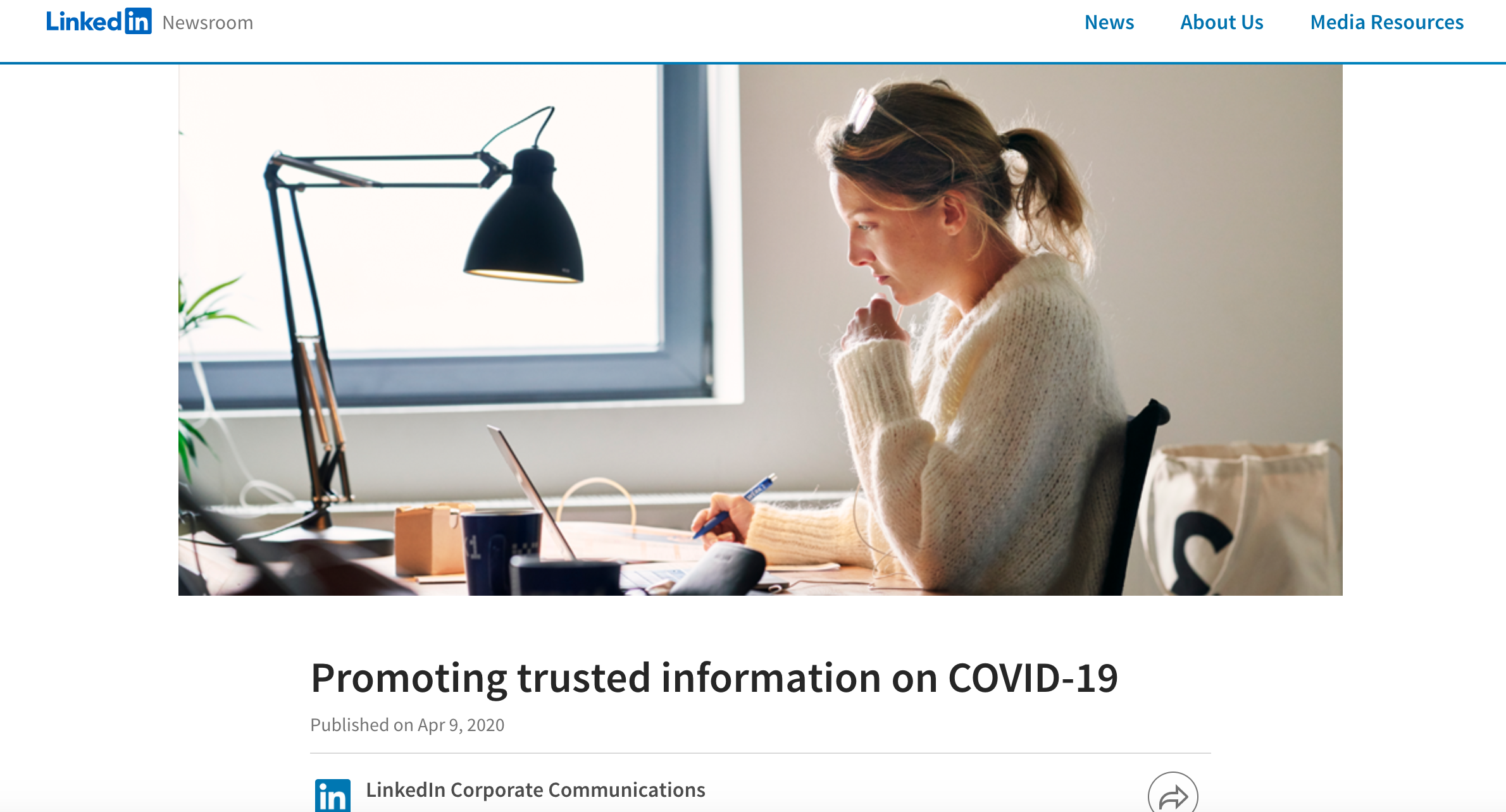 linkedin covid-19