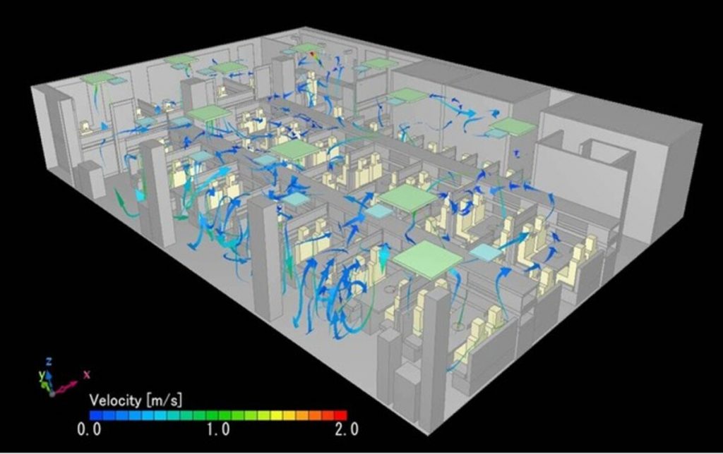 ワタミ「3D飛沫可視化システム」導入　店内の空気は3分に1回入替わることを実証