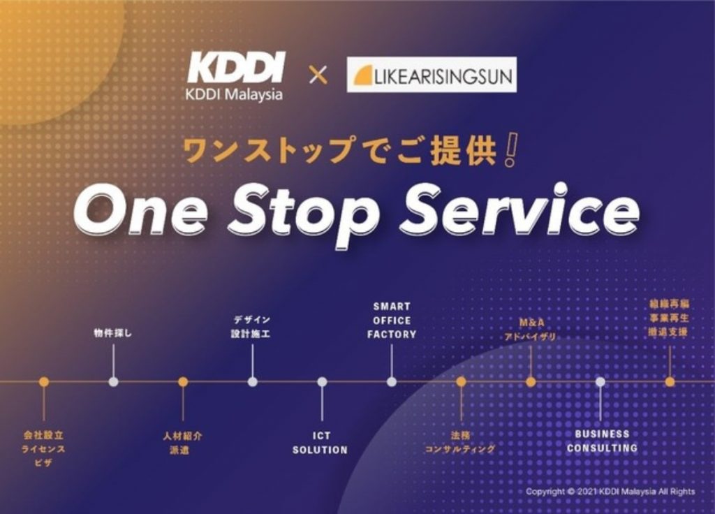 KDDI Malaysia　LIKEARISINGSUN　パートナー契約締結