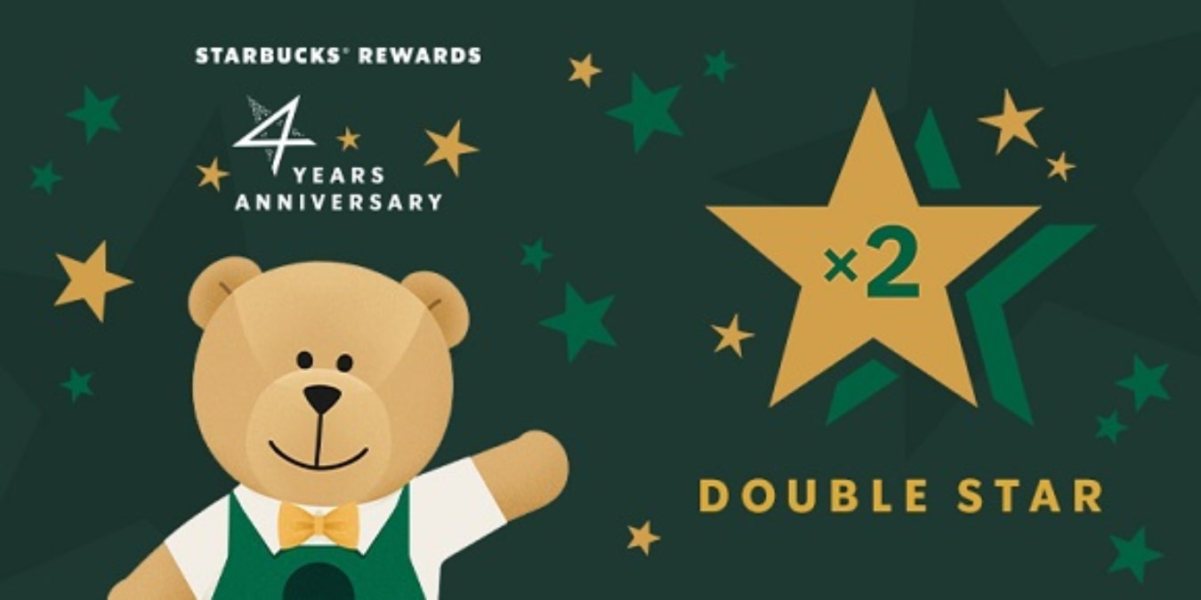 スタバ、「Starbucks®Rewards」4周年　10月1日よりスタバオリジナル「モレスキン製品」をプレゼント　期間限定「Double Star」キャンペーンも実施