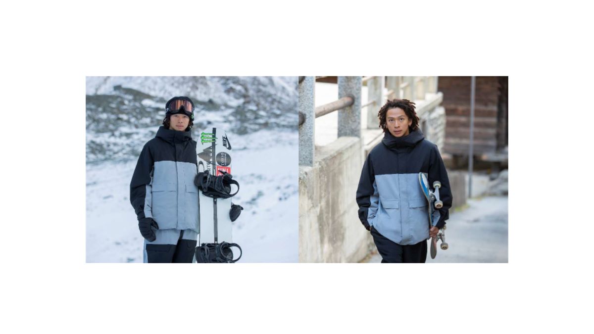 UNIQLO XL スノーボードウェア グレー/ブラック平野歩夢モデル ユニクロから平野歩夢モデルの22年新作スノーボードウェアが限定販売