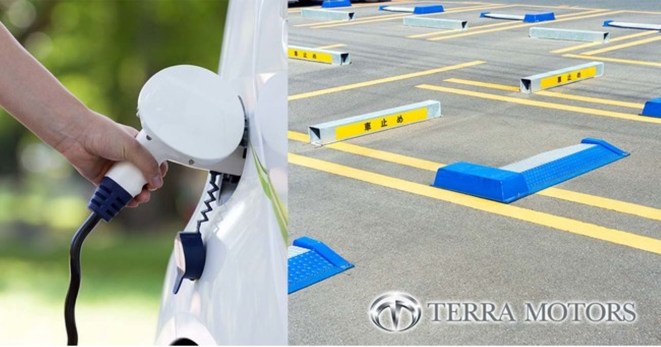 テラモーターズ、コインパーキングに100基のEV充電インフラを無料提供 日本の駐車場へのEV充電インフラ拡充を目指す AMP[アンプ