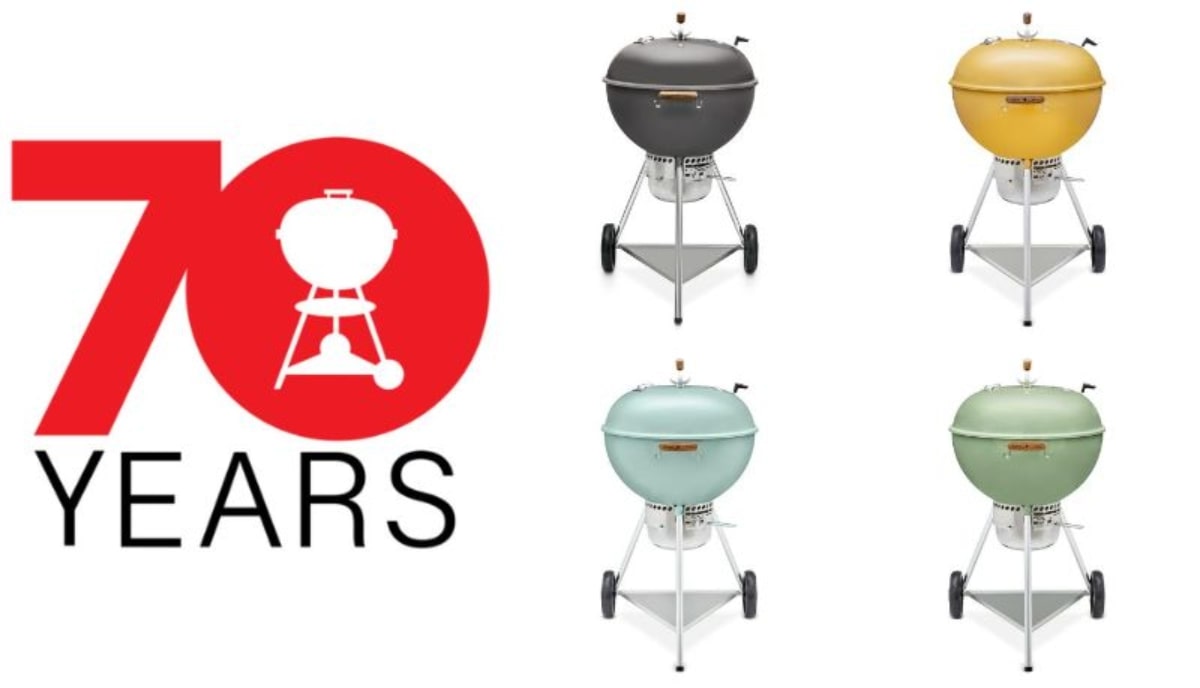 米国発BBQグリルブランドWeber®、70周年記念の限定ケトルコレクション