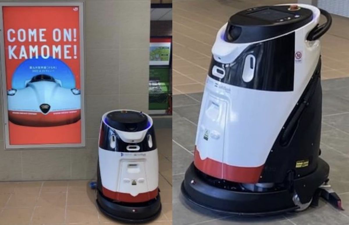 新しい長崎駅、自動洗浄ロボットやゴミ箱遠隔監視システムの導入 10月1