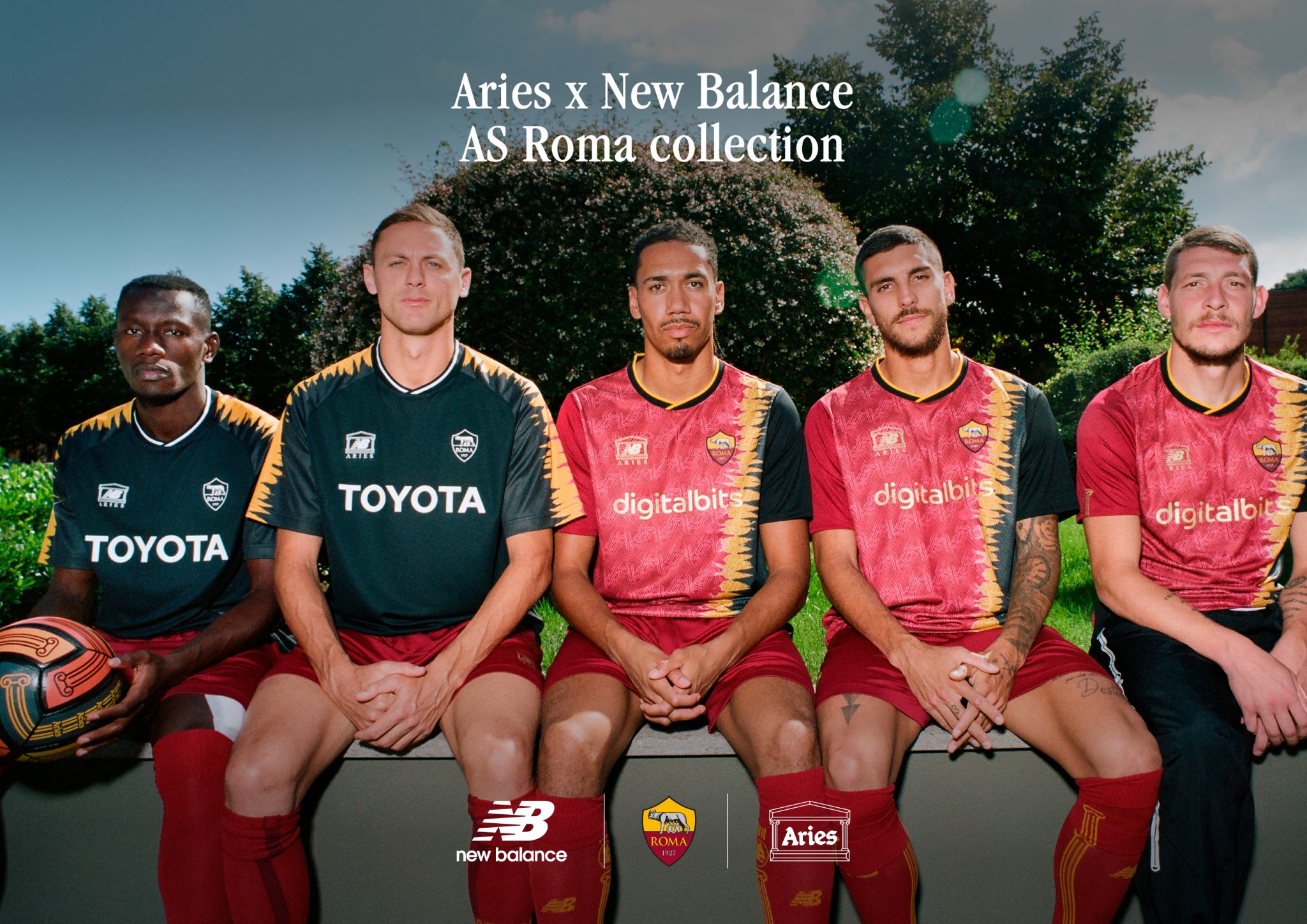 ニューバランス・Aries、イタリアの強豪・ASローマとのコラボ発表 AS