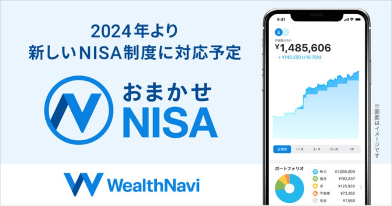 ウェルスナビ「おまかせNISA」、2024年より新NISA制度への対応を予定 AMP[アンプ] ビジネスインスピレーションメディア