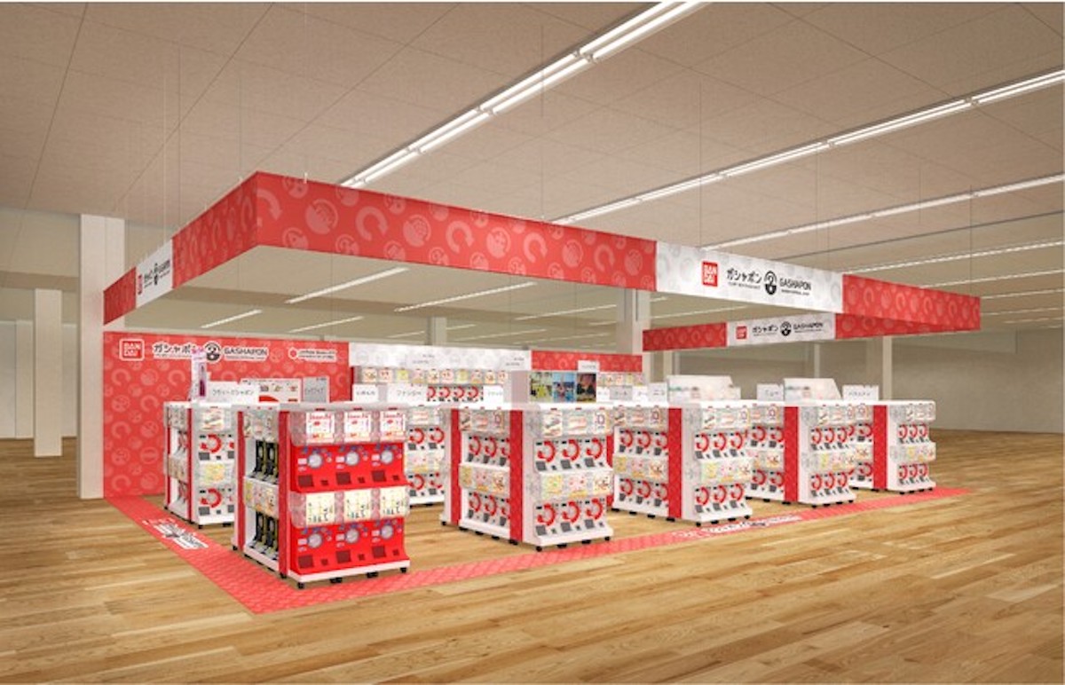 愛知県津島市にバンダイ公式「ガシャポン」大型専門店が登場