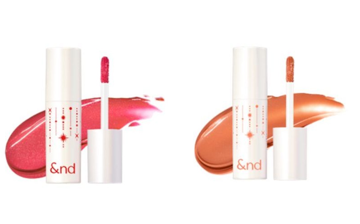 ローソン、韓国コスメブランド「&nd by rom&nd」からラメ⼊りリップ