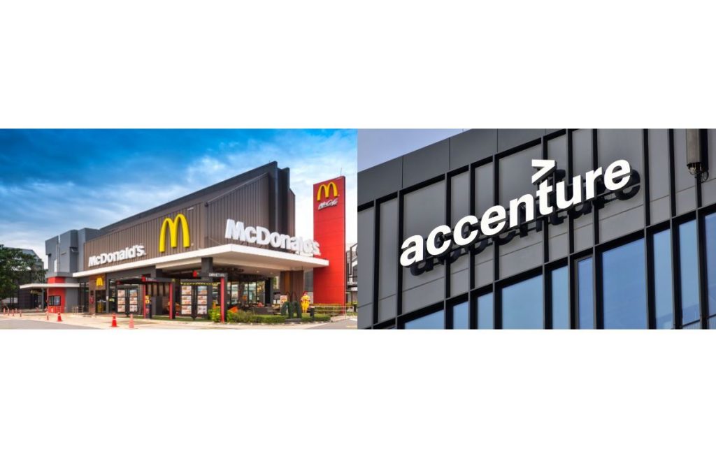 マクドナルド　アクセンチュア　macdnald's accenture