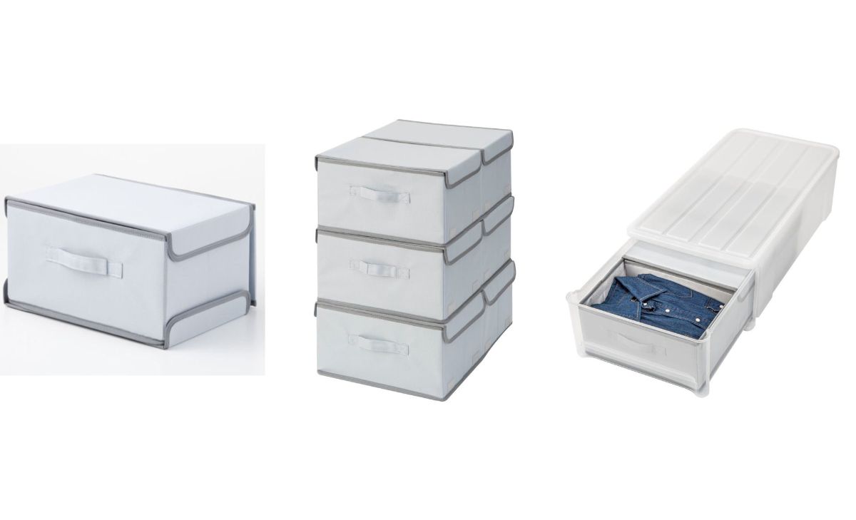 ニトリ、スペースに合わせて収納ができる「伸縮ボックス」新発売