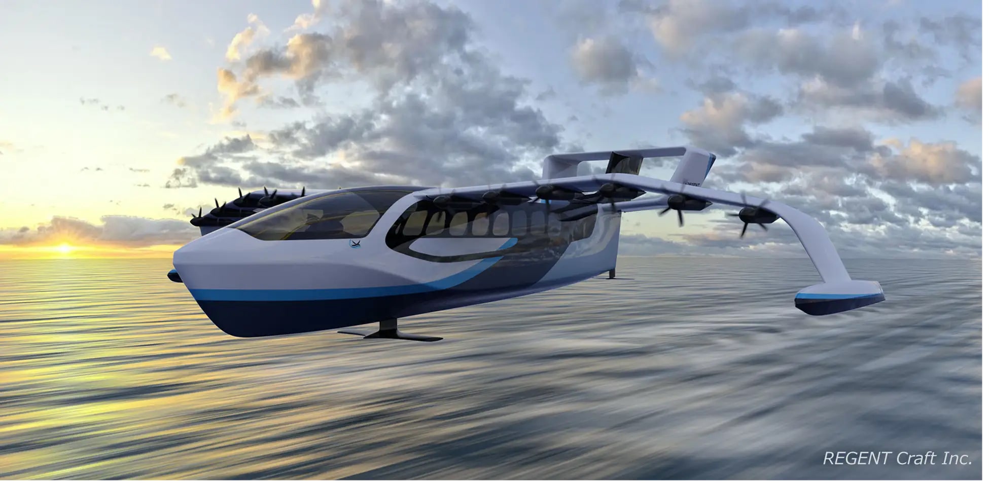 HIS、“空飛ぶ船”電動シーグライダーを開発するREGENT社に出資 HIS、“空飛ぶ船”電動シーグライダーを開発するREGENT社に出資