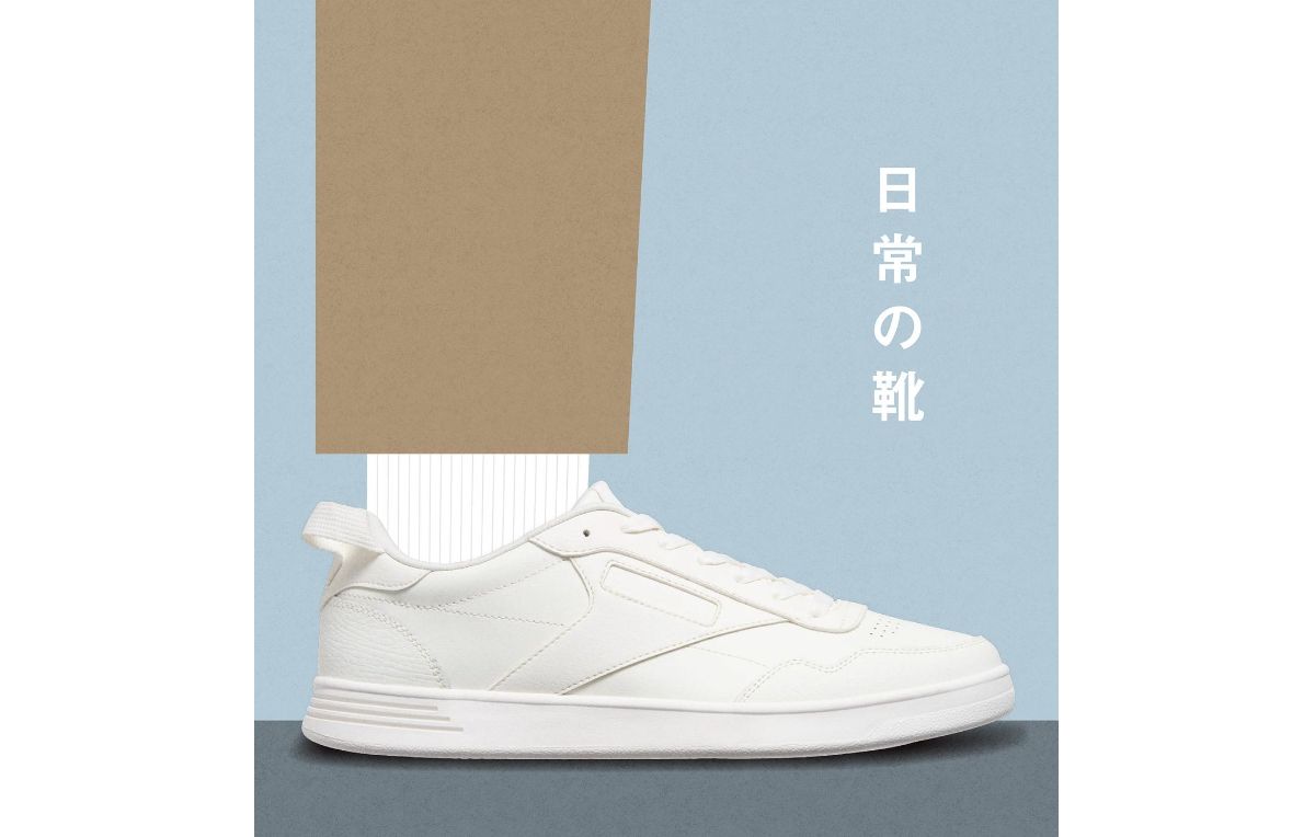 リーボック　コートスニーカー　無印良品 無印良品、「コートスニーカー」8月26日より発売 リーボックと