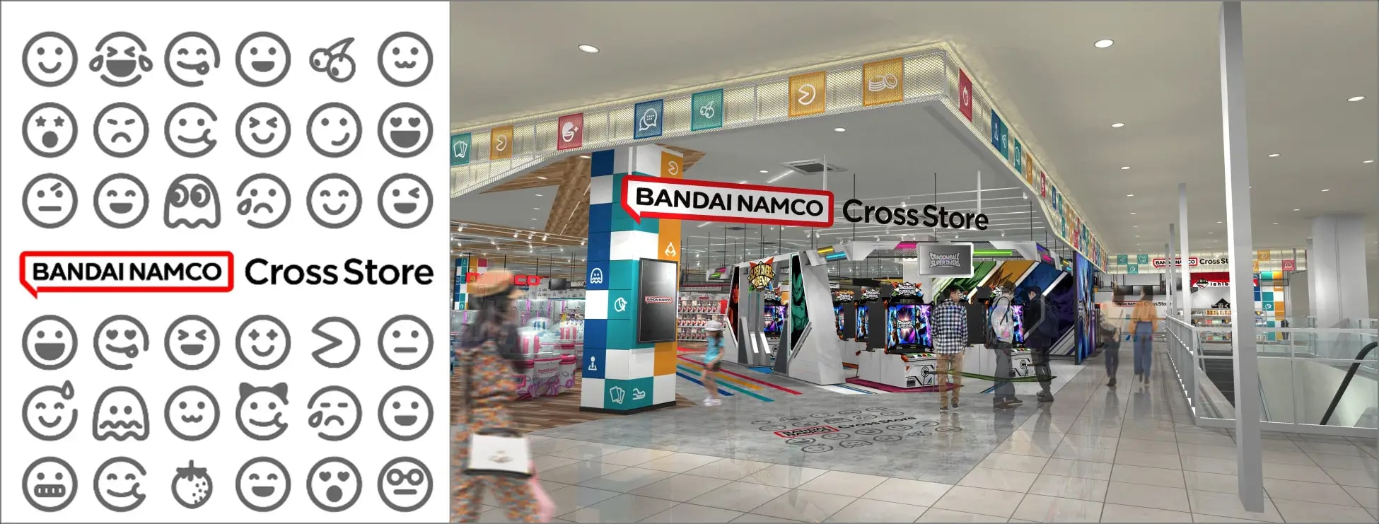 大阪府守口市に体験型リテール施設「バンダイナムコCross Storeイオン