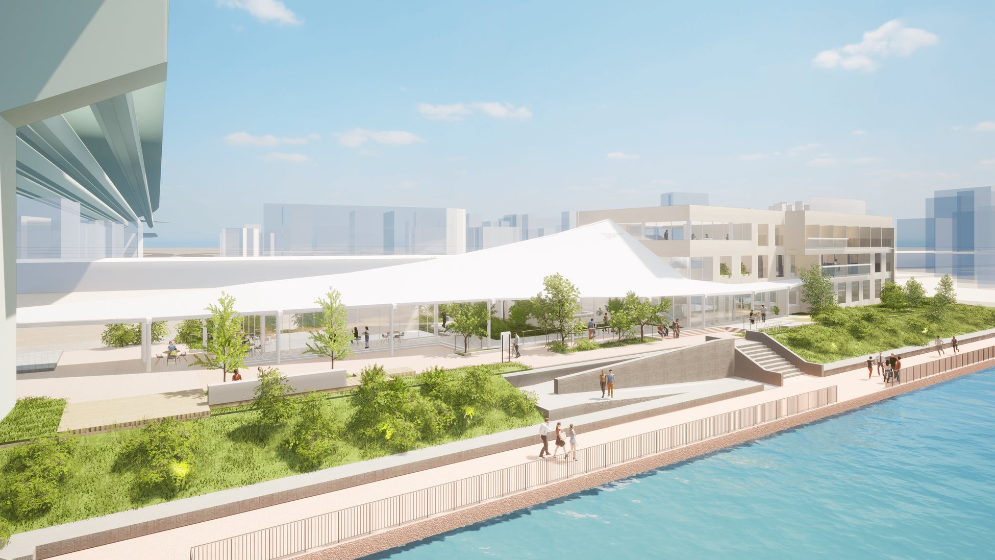 愛知県・中川運河の地区開発「NAKAGAWA CANAL DOORS」工事に着手