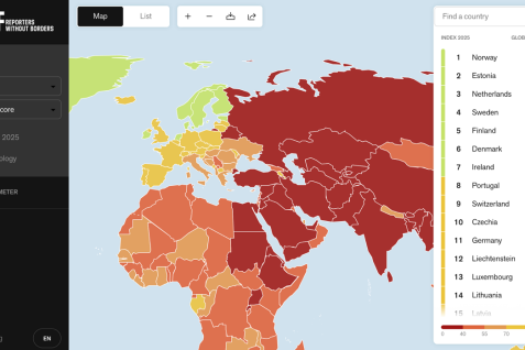 2025年版「世界報道自由度ランキング」が発表　日本は66位、G7最下位にとどまる理由は？