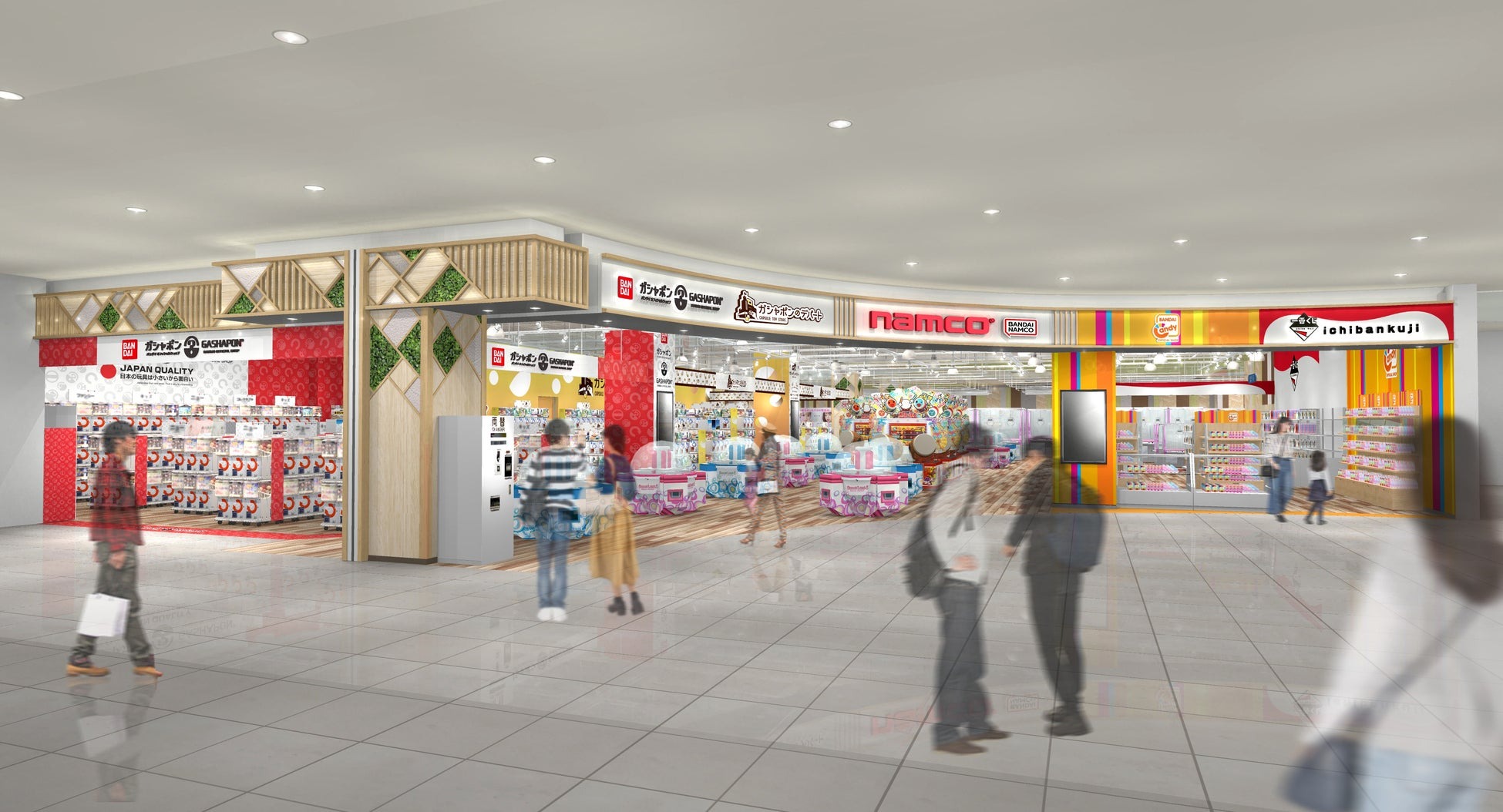 ガッチャマン　イオンモール参考画像 10月18日「イオン天王町ショッピングセンター」グランドオープン